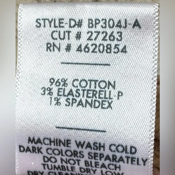 Just Black Jeans Women's tan Size 25 Stretch Denim  Mid Rise - Picture 9 of 16